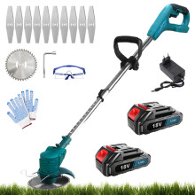 Cordless Strimmer Grass Trimmer+2Battery+Charger-Replace For Makita18V