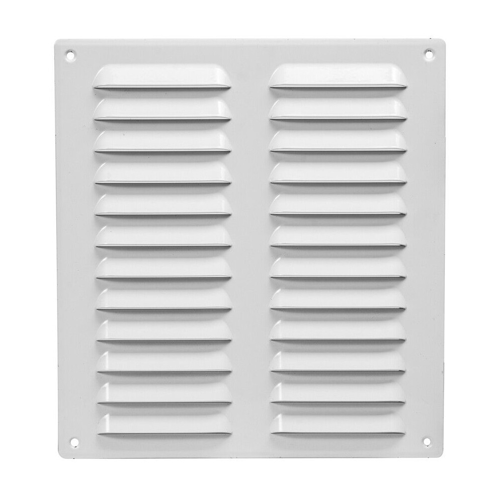 White Metal Air Vent Grille 260Mm X 280Mm 5056517971826