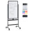 Casart Reversible White Board Height Adjustable Dry Erase Board W/ Black Markers 1
