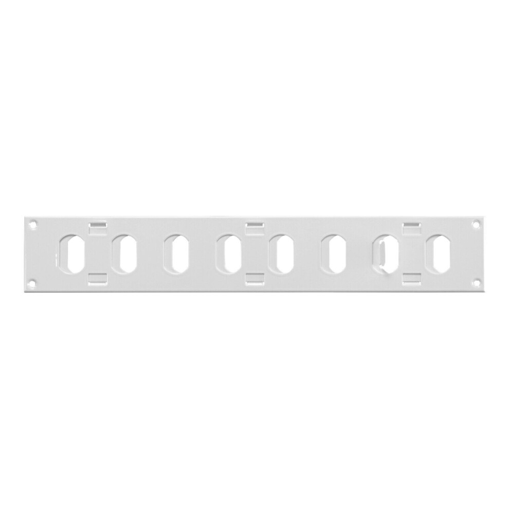 White Metal Air Vent Grille 300Mm X 50Mm 5056517971819