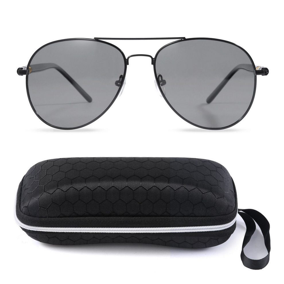 Polarized Photochromic Driving Sunglasses for Men Women Day Night Safety Glasses