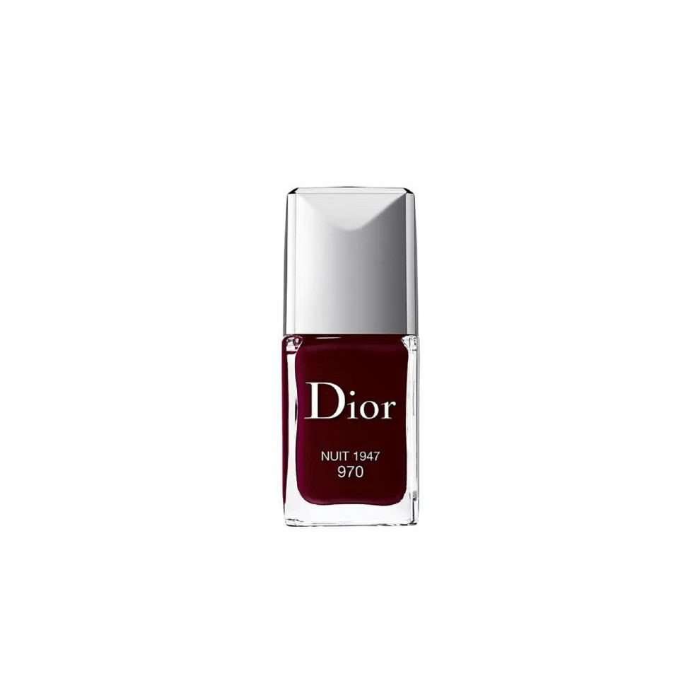 Dior Vernis Gel Shine Nail Polish 970 Nuit 1947 Red