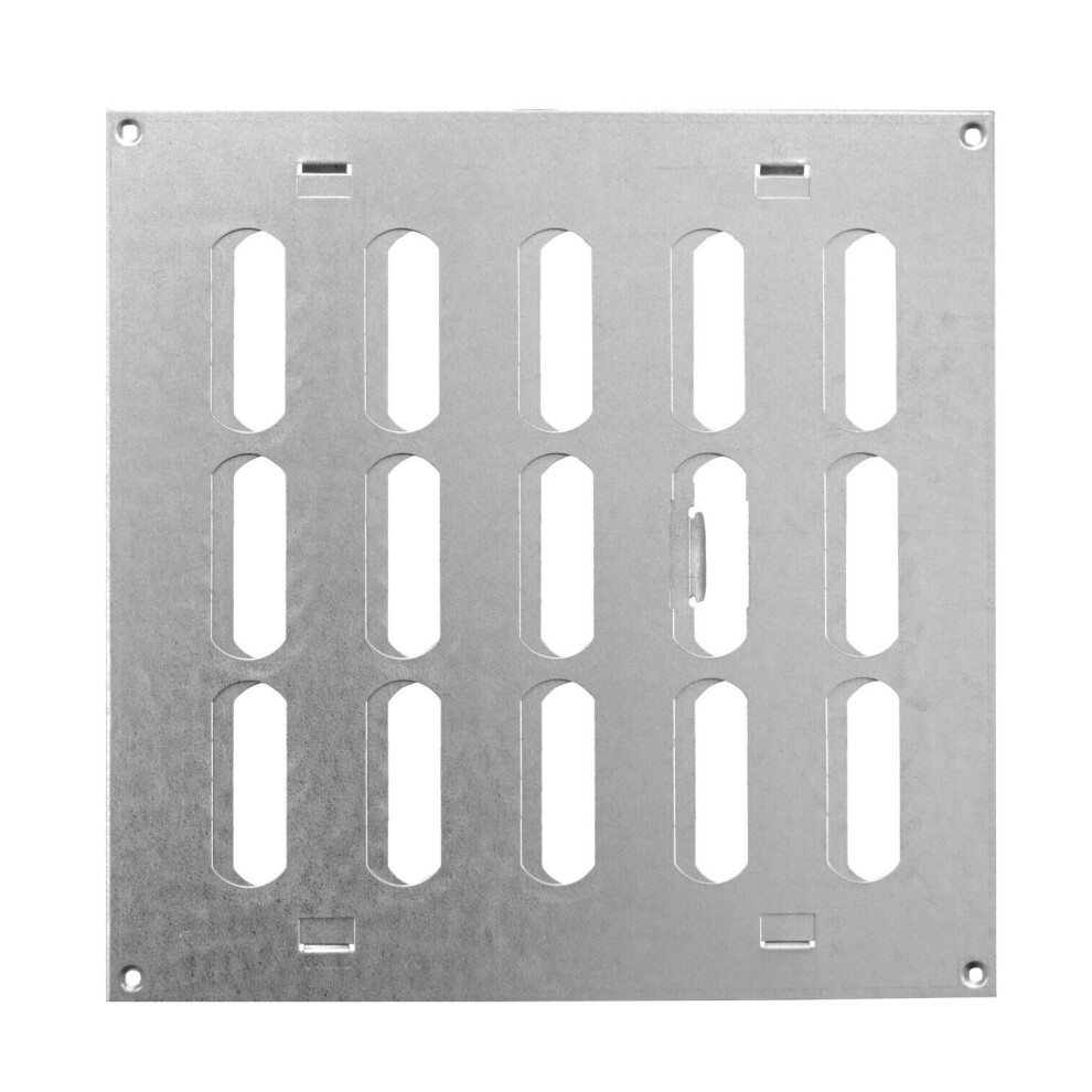 Galvanised Steel Air Vent Grille 200Mm X 200Mm 5056517972014