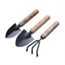 (Yellow) Garden Tool Set Rake Tip Shovel Large Gardening Mini Succulent Plant Loose Soil Flower Shovel
