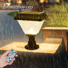 (Colorful post light/garden lamp remote controller) Color Changing Solar Lamp Post Lights for a Vibrant Garden Oasis