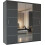 (Grey, 120cm) Winnipeg Modern Sliding Wardrobe 1
