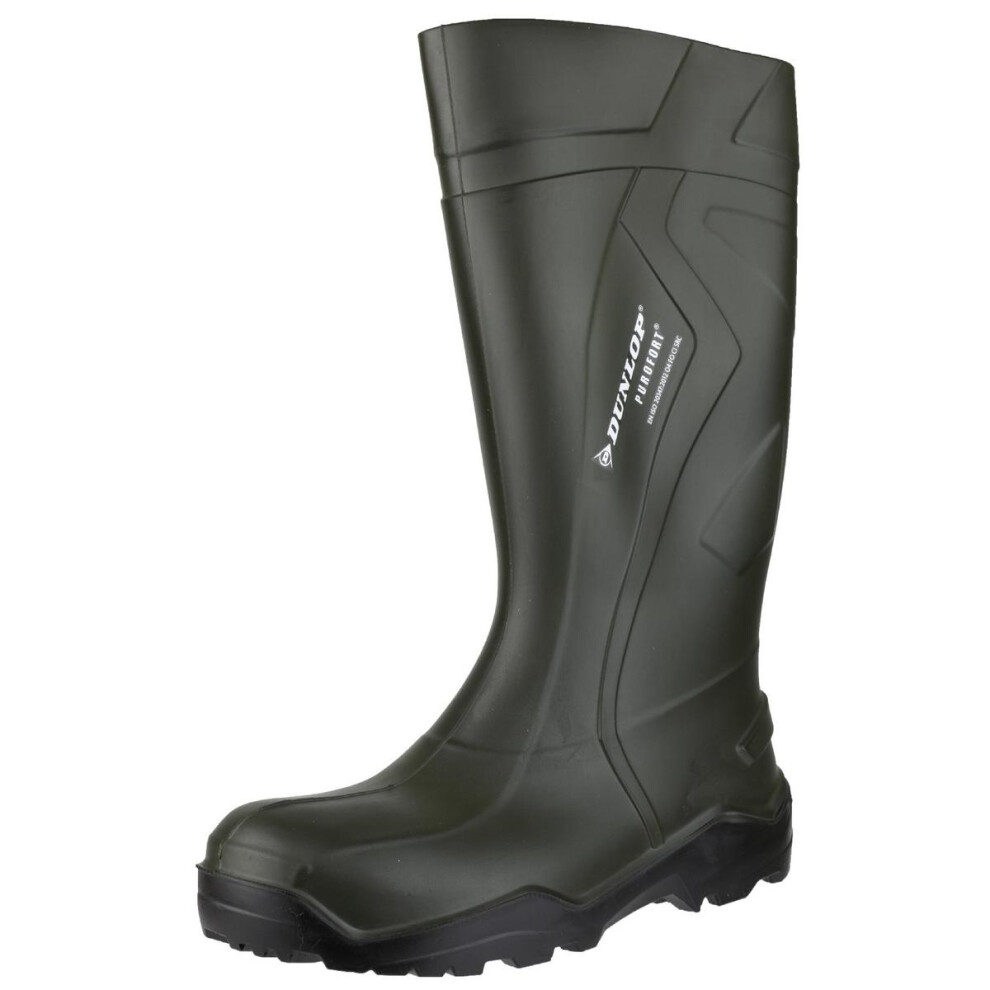 Dunlop Men's Purofort+ Mens Wellingtons - Green - Size: 9