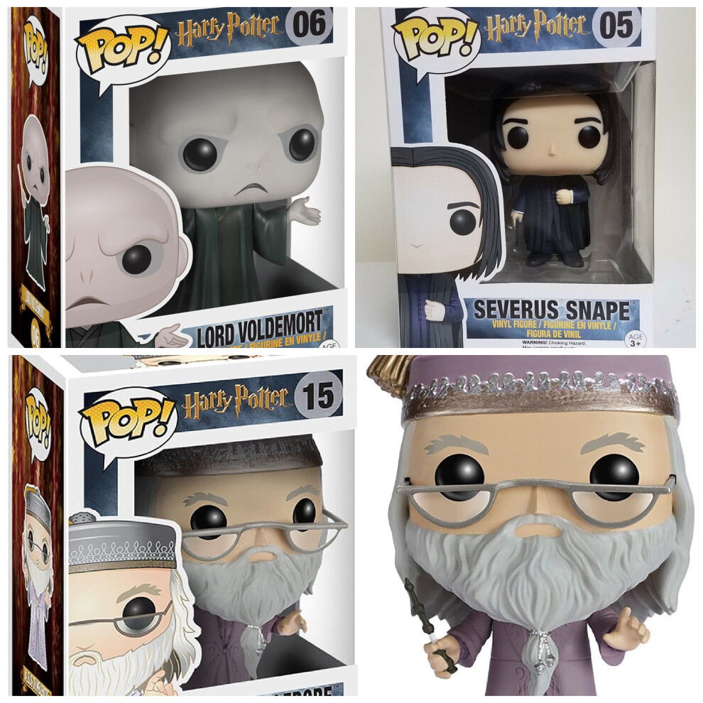 Harry Potter Toy Action Figure Funko Pop Styling BNIB Model Dumbledore Lord Voldermort Snape