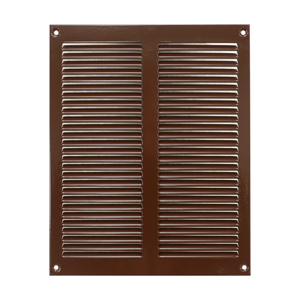 Prostko Ltd Metal Air Vent Grille 200Mm X 250Mm Brown