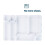 LIVIVO (White) LIVIVO 8-Piece Drawer Divider Set 8