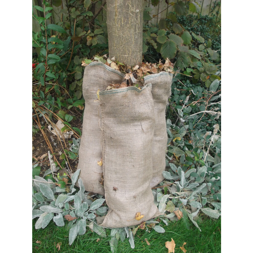 (2x) Yuzet 25kg Hessian Potato Sack Vegetable Coffee Bags Storage Jute