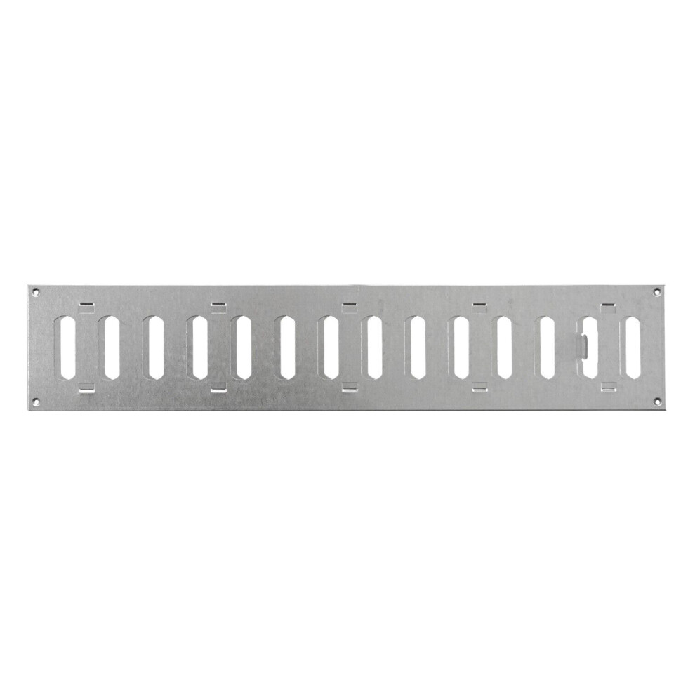 Galvanised Steel Air Vent Grille 500Mm X 100Mm 5056517972250