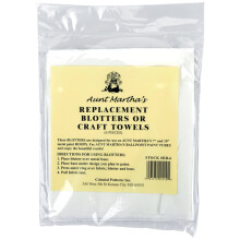 Tia Martha Blotters 6/PKG White