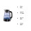 Russell Hobbs Russell Hobbs Carafe Style 1.7L Cordless Electric Glass Kettle with black handle, lid & base and blue internal illumination (Fast boil, 3KW 3