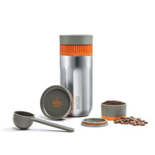 WACACO Pipamoka Portable Coffee Maker, Mini Travel Coffee Machine, Insulated Travel Mug, All-in-one Vacuum Pressured, Manual Coffee Brewer