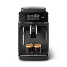 PHILIPS Series 2200 Automatic Espresso Machine, Classic Milk Frother, Intuitive Touch Display, 100% Ceramic Grinders, AquaClean Filter, Matte Black