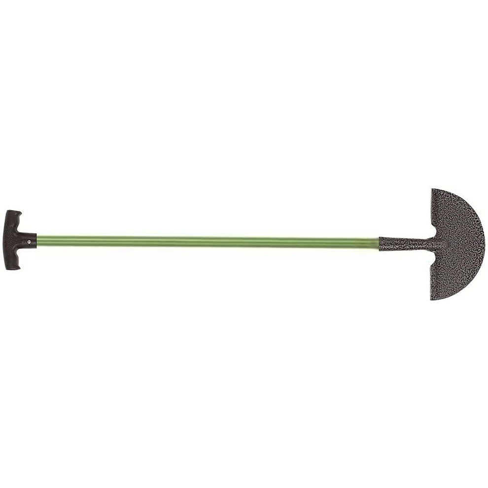 Aamen Garden Lawn Edging Tool, Half Moon Edging Hand Tool Carbon Steel Edger