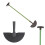 Garden Lawn Edging Tool, Half Moon Edging Hand Tool Carbon Steel Edger 4