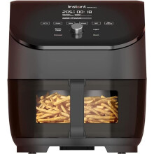 Instant Vortex Digital Air Fryer with Single ClearCook Drawer and 6 Smart Programmes - Air Fry, Bake, Roast, Grill, Dehydrate - 5.7L, Black - 1700W