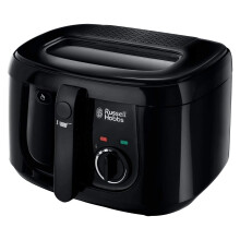 Russell Hobbs Electric Deep Fat Fryer, 2.5L capacity/can cook 1kg food, Carbon odour filter, Large observation window, Non-stick coated pan, 1800W