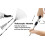Telescopic Garden Leaf Rake, Lawn &Yards Adjustable Metal Leaf Rake 2