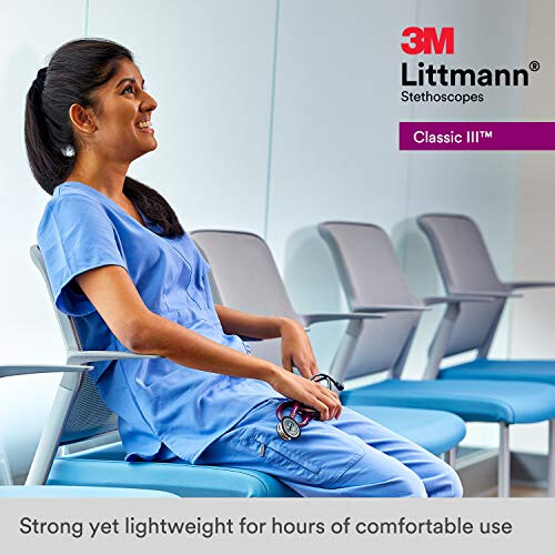 3M Littmann Classic III Στηθοσκόπιο παρακολούθησης, μπλε σωλήνας Καραϊβικής, 69 cm, 5623 2