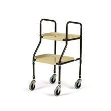Homecraft Shelf Trolley, Height Adjustable Organiser, Ideal for Storage and Organisation, Mobility Trolley for Bedroom Storage
