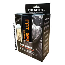 Fat Grips One (1.75” Outer Diameter) (Black/Orange)