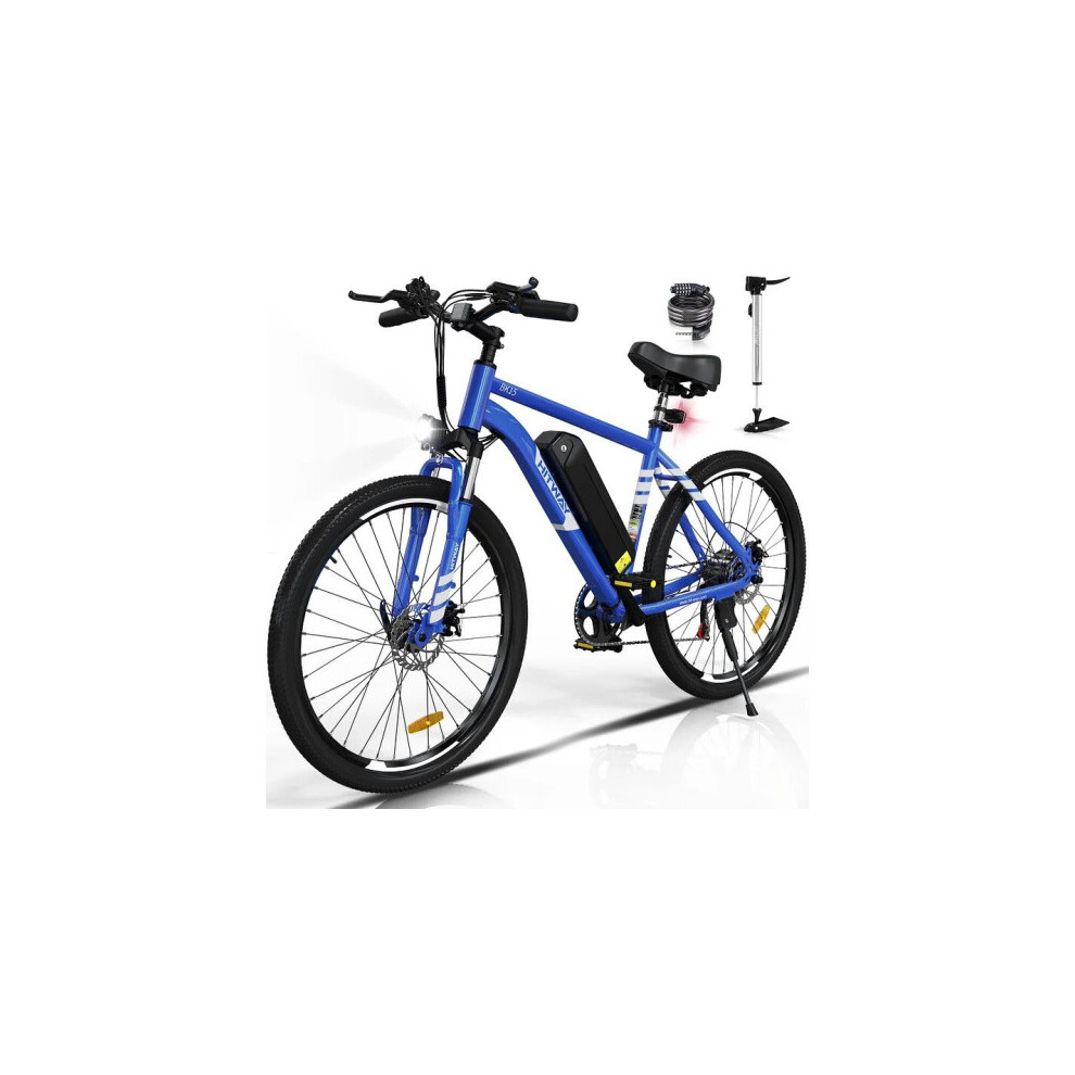 HITWAY 26" Electric Bike Long Range, Removable Battery