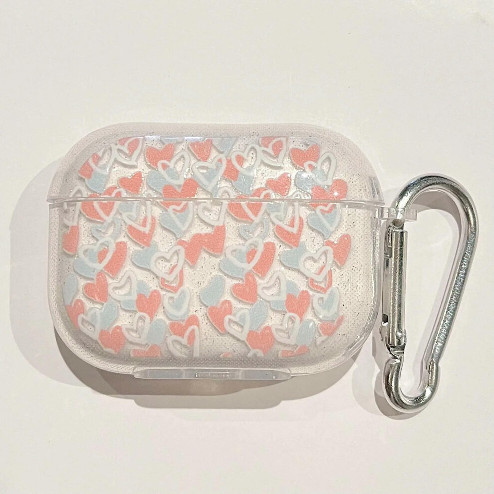 (7, For Airpods Pro 2) Lovely heart shape Earphone Case For AirPods 1 2 3 Pro 1 2 Case Transparent TPU Air pods 1 2 3 Bluetooth Earphone Charging Box-image-OPC-PDN797W-NEW