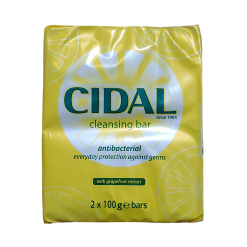 6 x 100g CIDAL Antibacterial Soap Cleansing Bar With Grapefruit Extract 1
