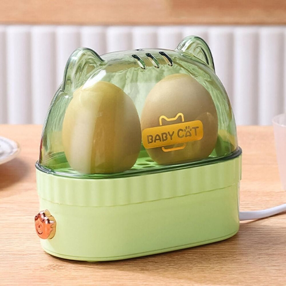 Mdsrjone (Green) Egg Poacher Electric Boiled Eggs Machine Egg Cooker Kitchen At Home Green