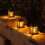 3x Solar Powered LED Lantern Lights Waterproof Lamp Hanging Outdoor Garden Lawn 3