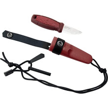 Mora Unisex Outdoor Eldris Knife Kit available in Yellow/Red, steel, plastic