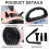 Pet Hair Dryers for Dog Grooming Hairdryer Blower Low Noise 2800W High Velocity Dryer Speed Adjustable with 3 Nozzles 6