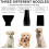 Pet Hair Dryers for Dog Grooming Hairdryer Blower Low Noise 2800W High Velocity Dryer Speed Adjustable with 3 Nozzles 7