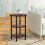 Living And Home Vintage Wooden Side Table 1