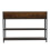 Living And Home Vintage Console Table with Drawers and Shelves 5
