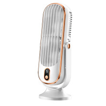 (White) Quiet Portable Fan for Bedroom - Mini Electric Table Fan for Desk - Perfect for Sleeping, Studying, and Working - Provides Cool Air