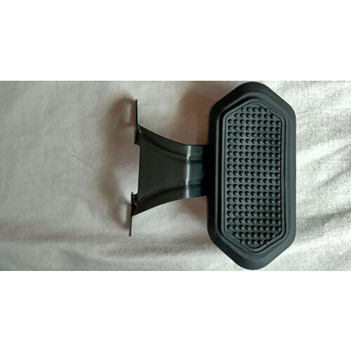 Universal Rear Passenger Backrest Pad for Motorcycles - Durable Plastic, Easy Install, 240x115 mm 2
