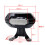 Universal Rear Passenger Backrest Pad for Motorcycles - Durable Plastic, Easy Install, 240x115 mm 2