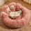 Calming Donut Dog Bed - Soft Faux Fur Cat Bed - Machine Washable 8