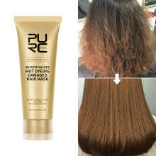 (1 PC 70g) Professional Keratin Hair Mask - Smoothing and Straightening Treatment for Soft, Silky Hair