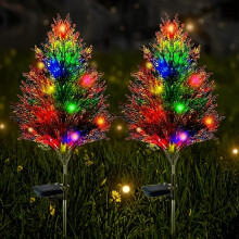 (2pcs) 2pcs Solar Lawn Lamp, Garden Solar Light Tree