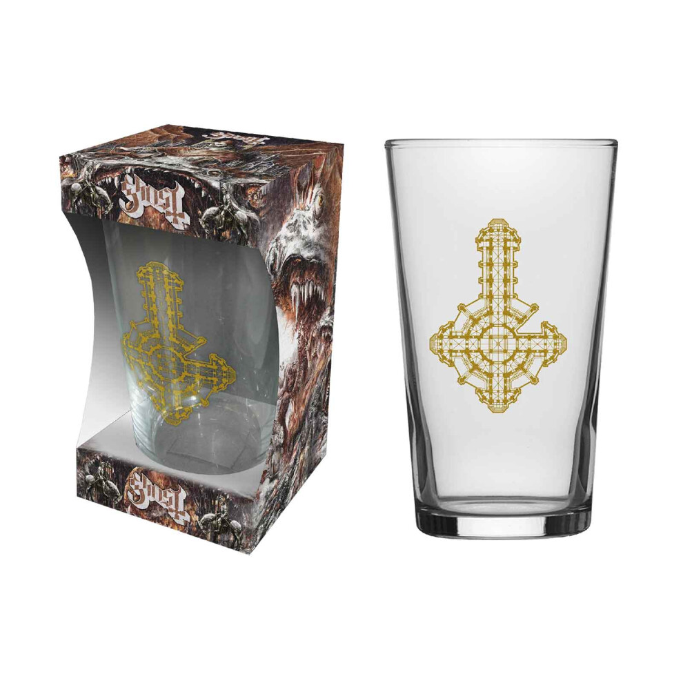 Ghost Prequelle Band Logo Pint Glass