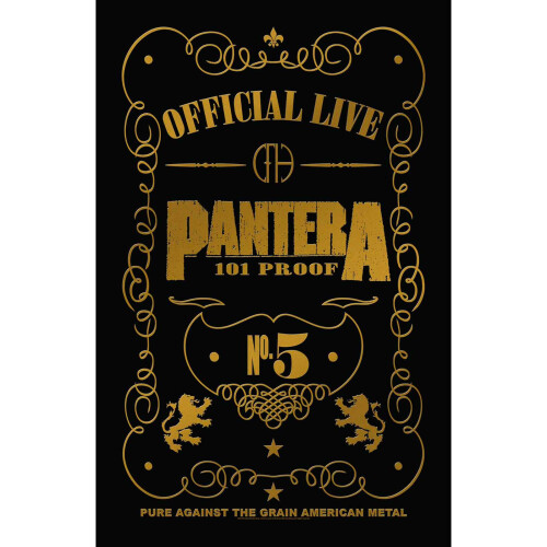 Pantera 101 Proof Textile Poster