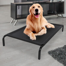 (L:114*76*15CM) Elevated Dog Bed Raised Dog Bed Outdoor Raised Pet Cot Cooling Mat Dog Pet Bed Dogs Camping Bed Washable Breathable Mesh