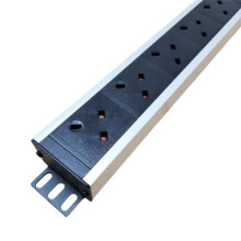 Excel Power Distribution Unit 10 Way UK 3 pin sockets Vertical 10A D13-10-EXL