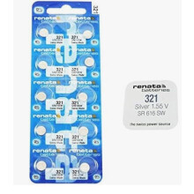 10 x Renata 321 Swiss Made Watch Batteries