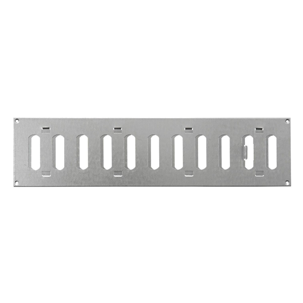 Galvanised Steel Air Vent Grille 400Mm X 100Mm 5056517972434